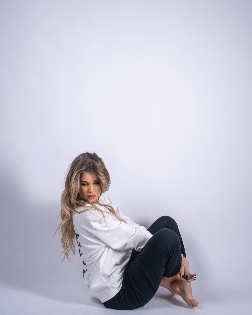 THAT GIRL SWEATSHIRT SET - SNOWDUST ECLIPSE