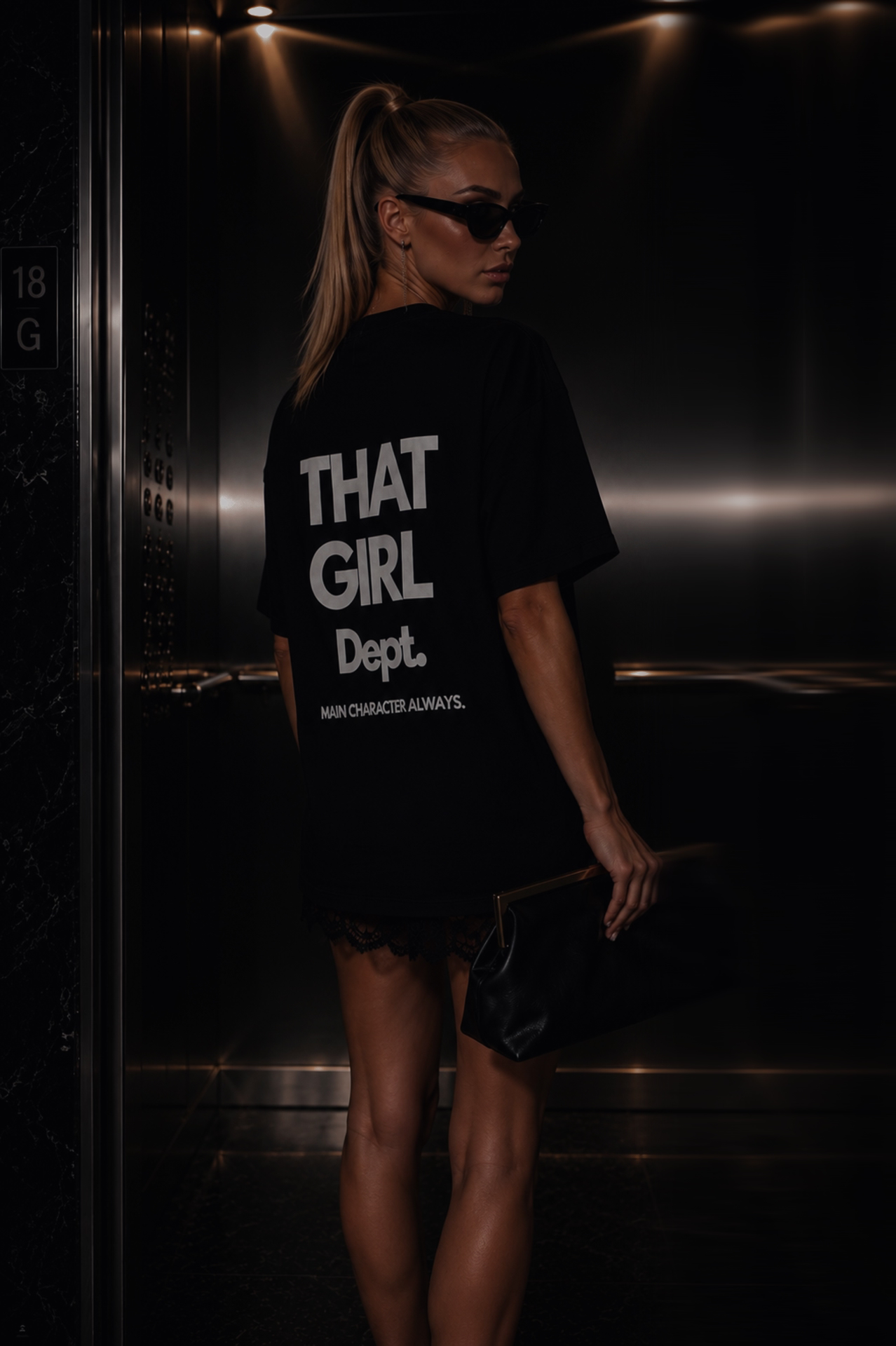 Oversized Tee | Main Character. Always.