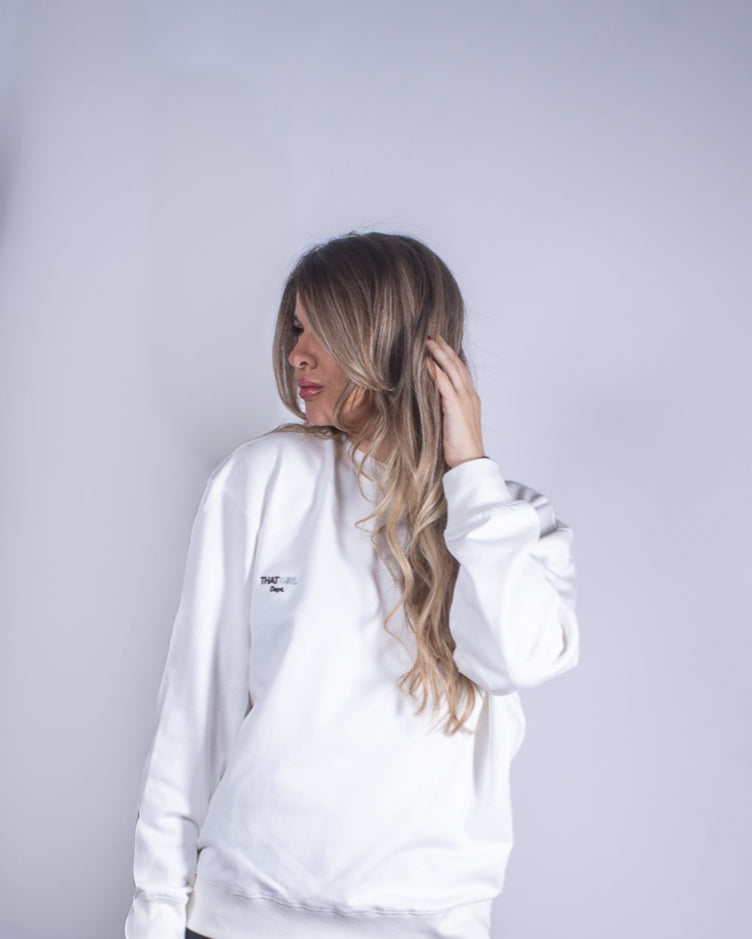 THAT GIRL SWEATSHIRT SET - SNOWDUST ECLIPSE