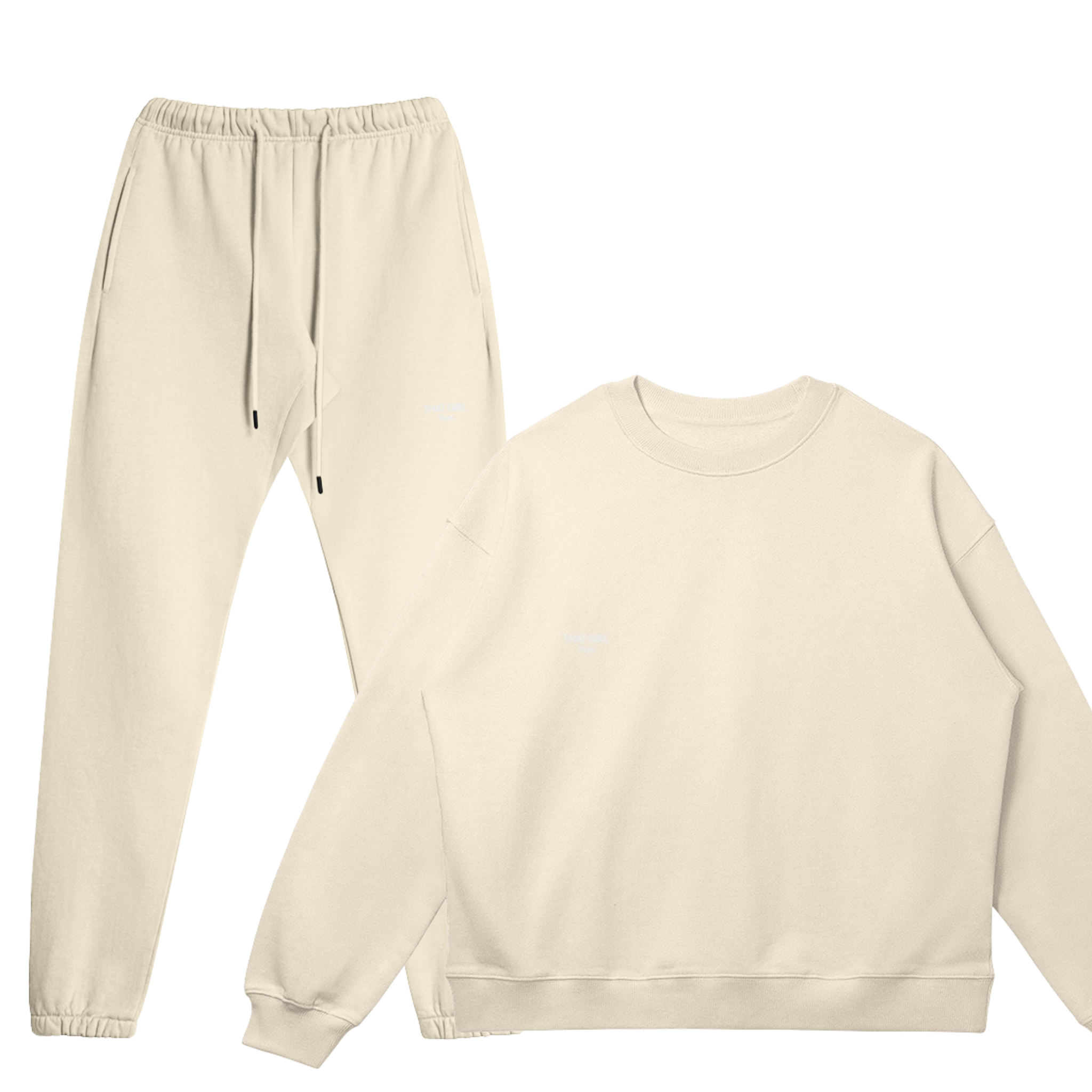 CREWNECK SET - Moonstone Beige