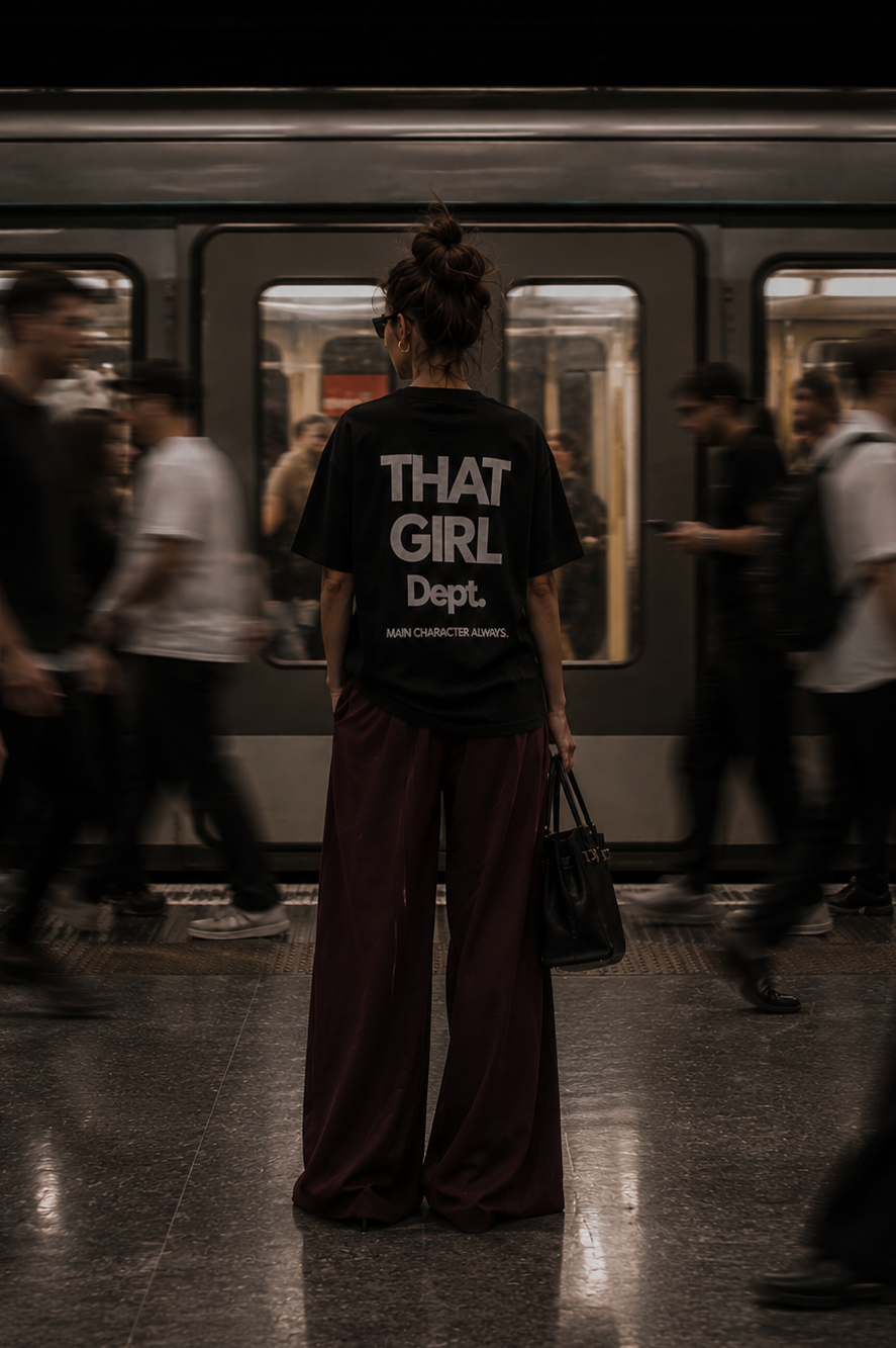 Oversized Tee | Main Character. Always.