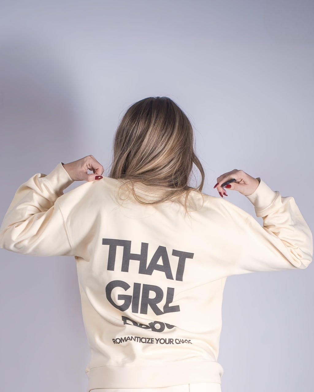 THAT GIRL DEPT. Romanticize Your Chaos  | Sweatshirt