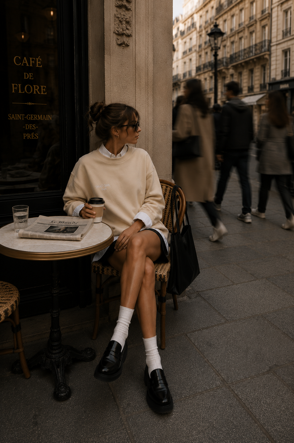 MOONSTONE BEIGE SWEATSHIRT  | Romanticize Your Chaos