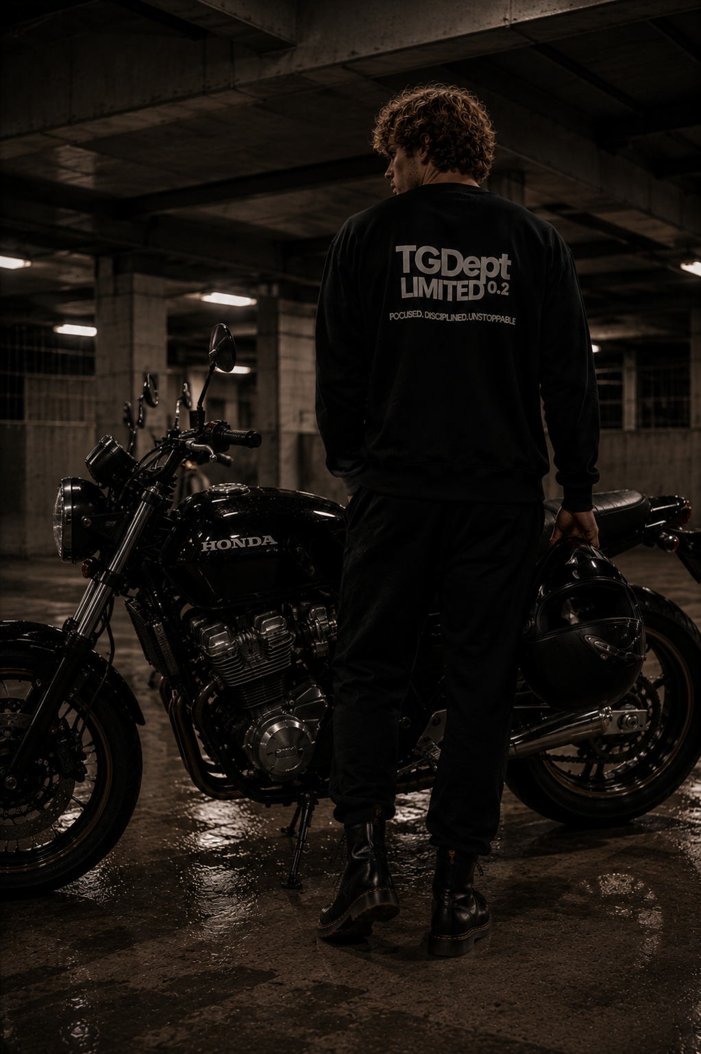 ECLIPSE BLACK - SWEATSHIRT SET - FOCUSED.