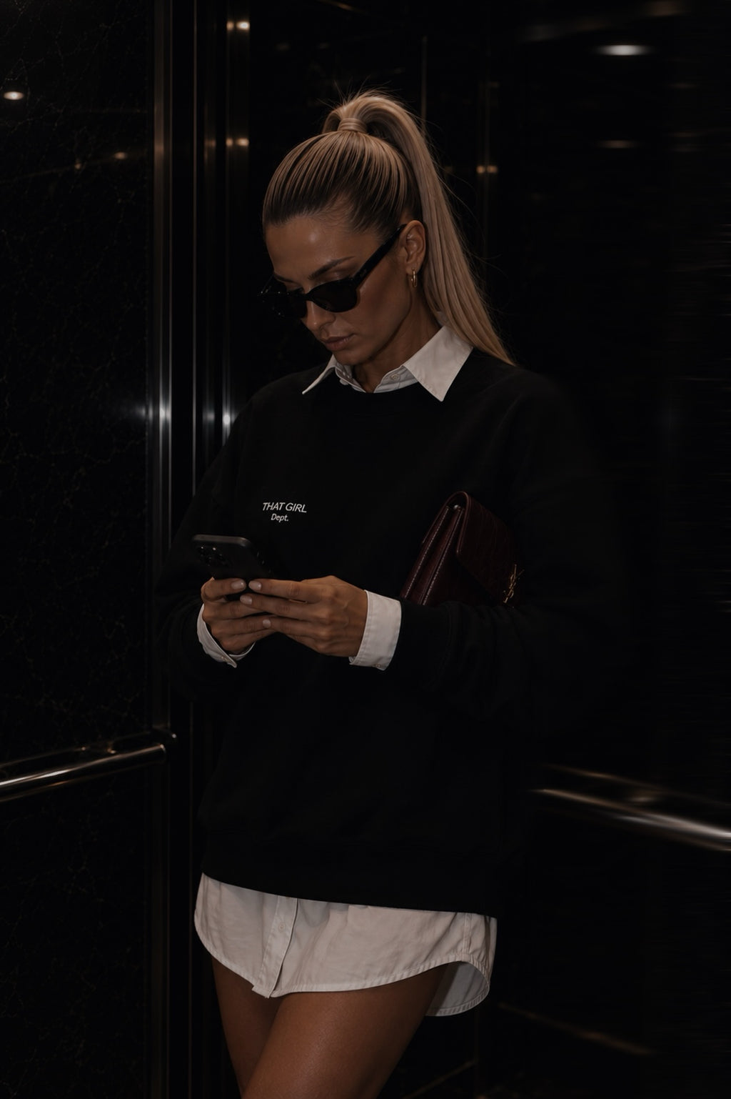 ECLIPSE BLACK SWEATSHIRT  | Plot Twist Pending