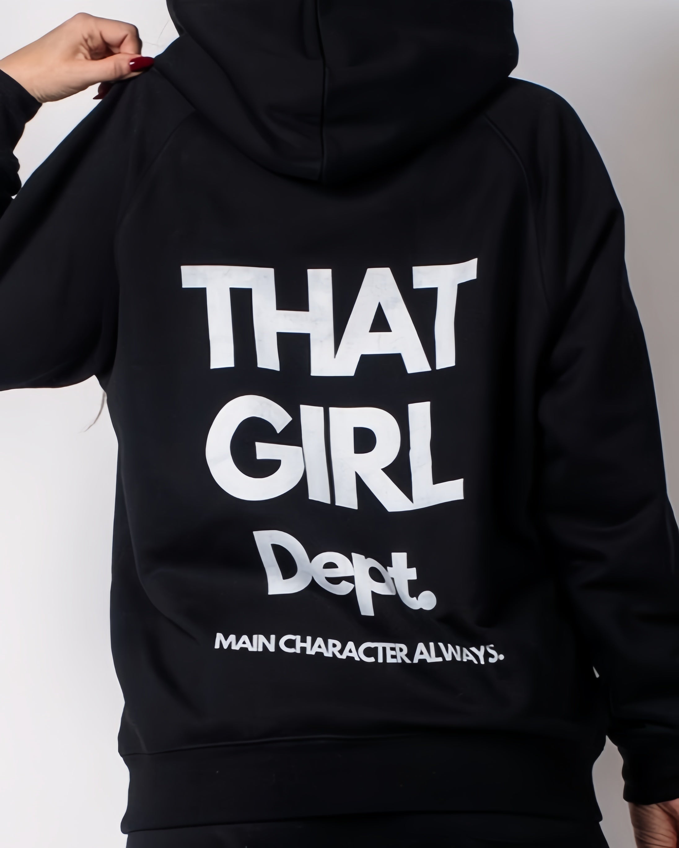 THAT GIRL HOODIE SET - Eclipse Black