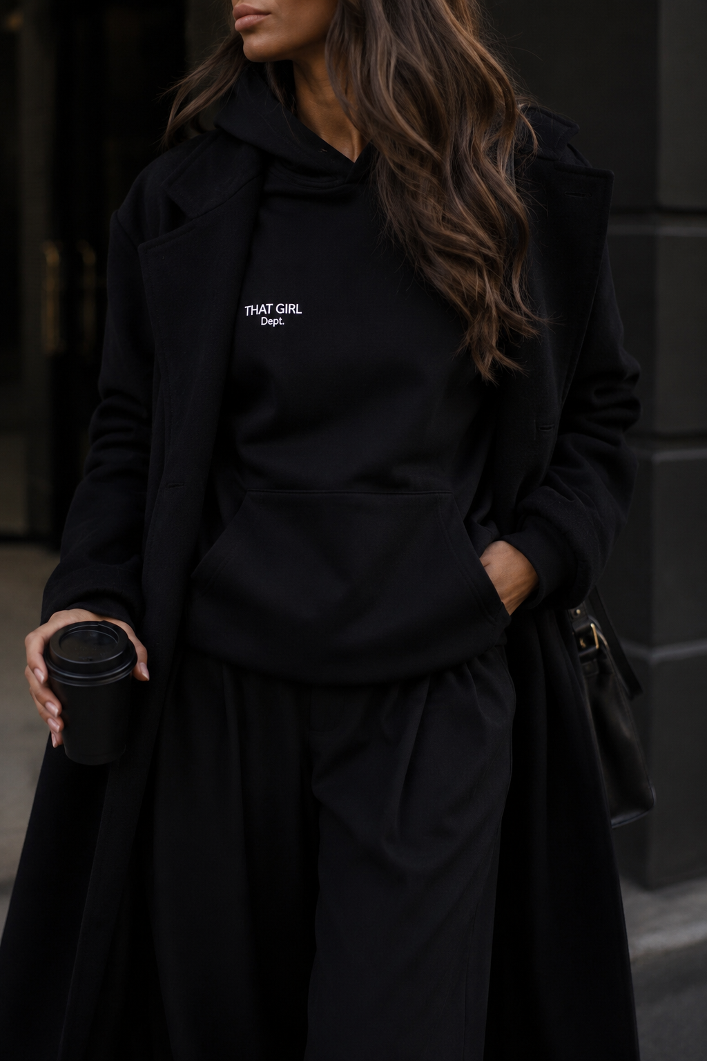 ECLIPSE BLACK HOODIE - Main Character. Always