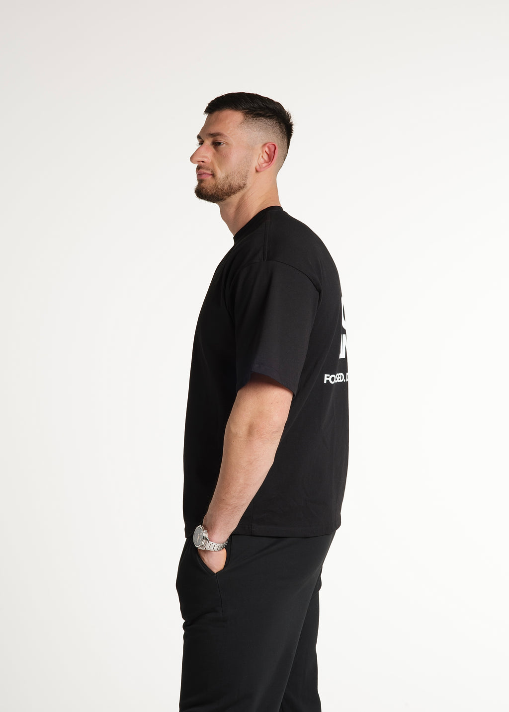 Eclipse Black Tee - Drop 0.2 (Focused. Disciplined. Unstoppable.)