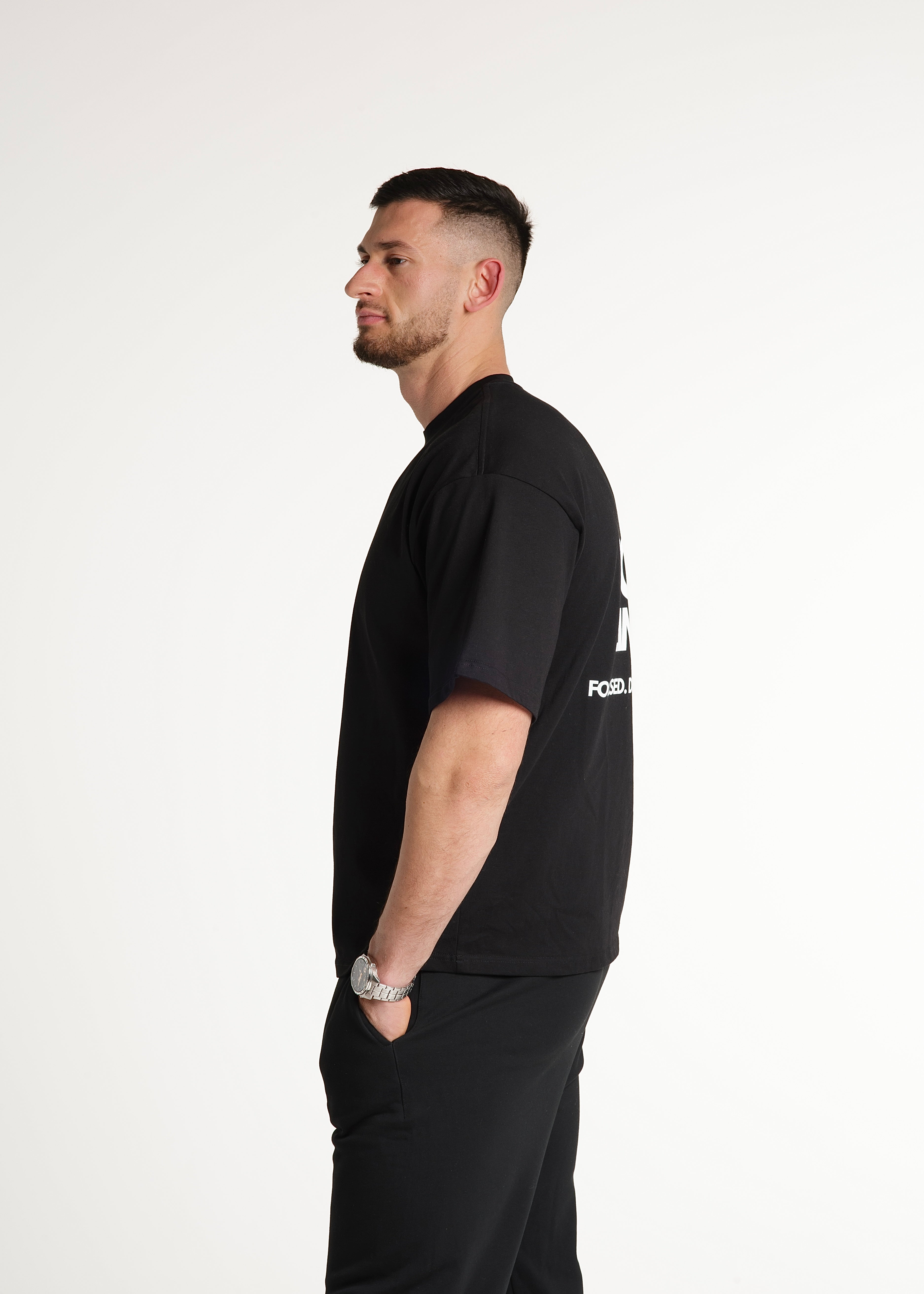 Eclipse Black Tee - Drop 0.2 (Focused. Disciplined. Unstoppable.)