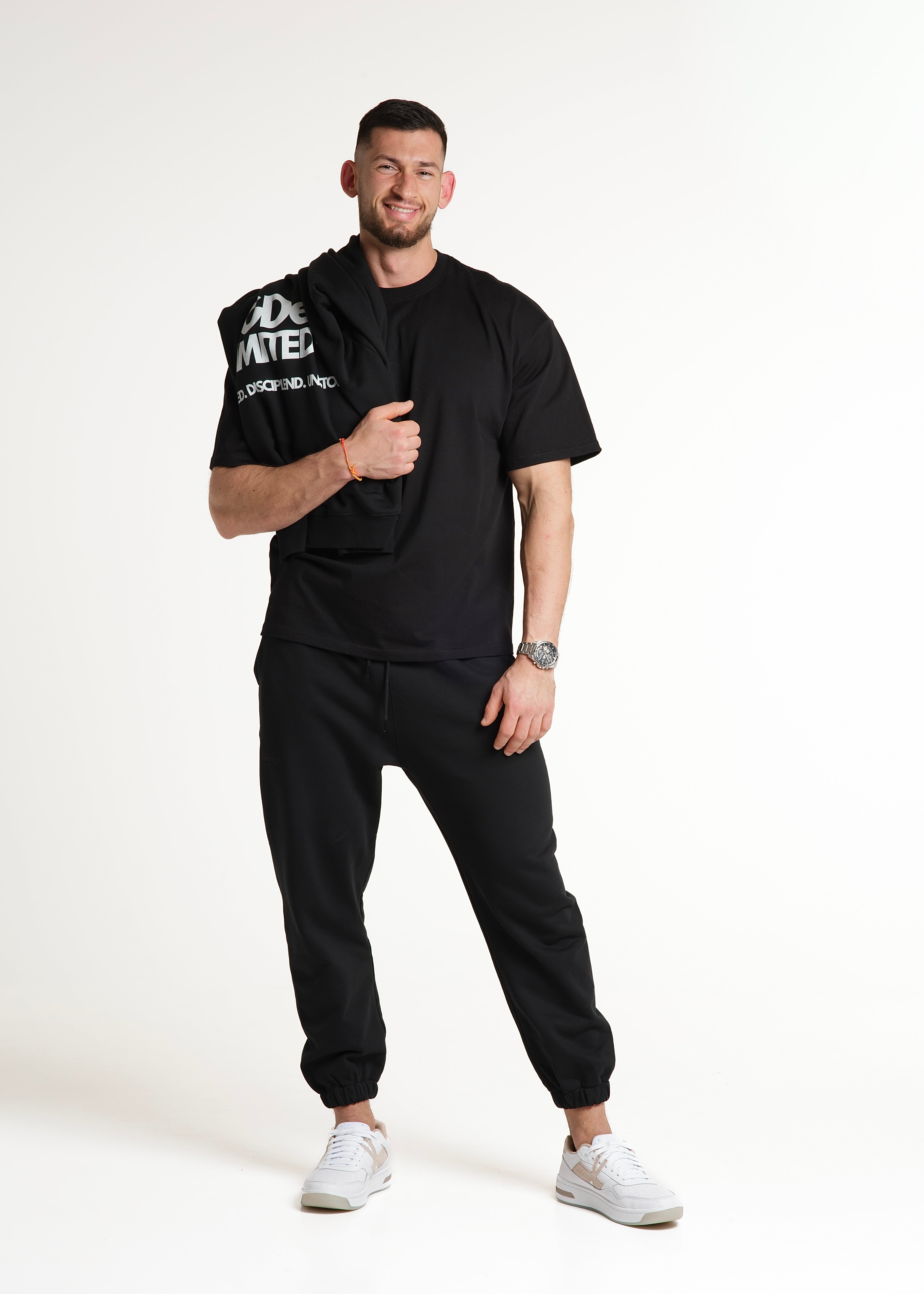 Eclipse Black Tee - Drop 0.2 (Focused. Disciplined. Unstoppable.)