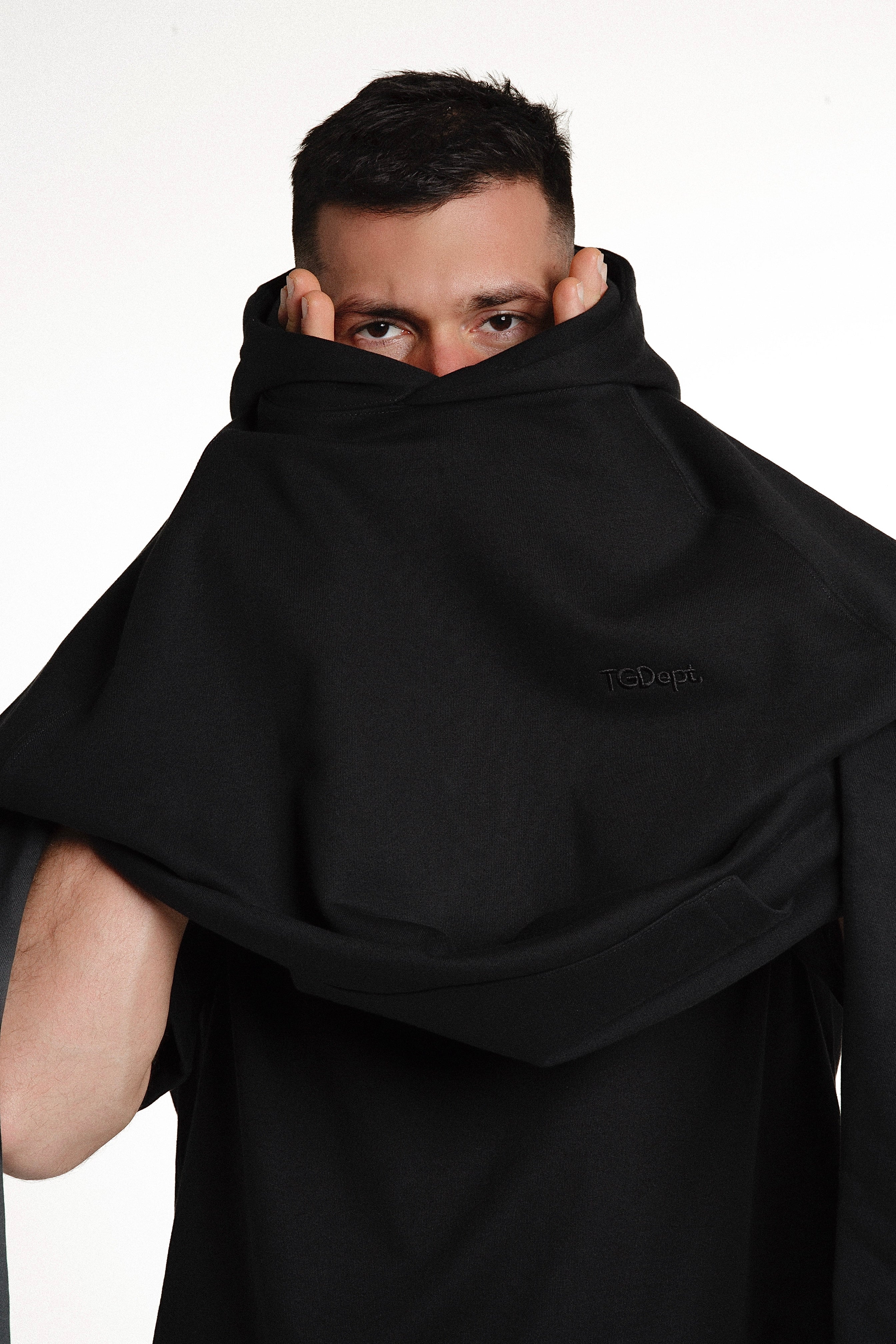 Eclipse Black Hoodie — Drop 0.2 (Focused.)