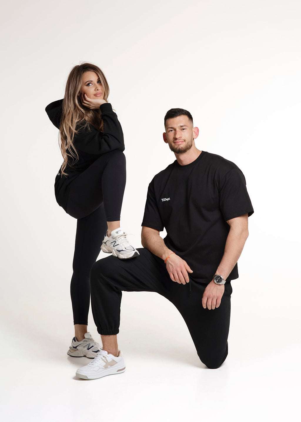 His & Hers Duo - Hoodie Set - Eclipse Black Edition