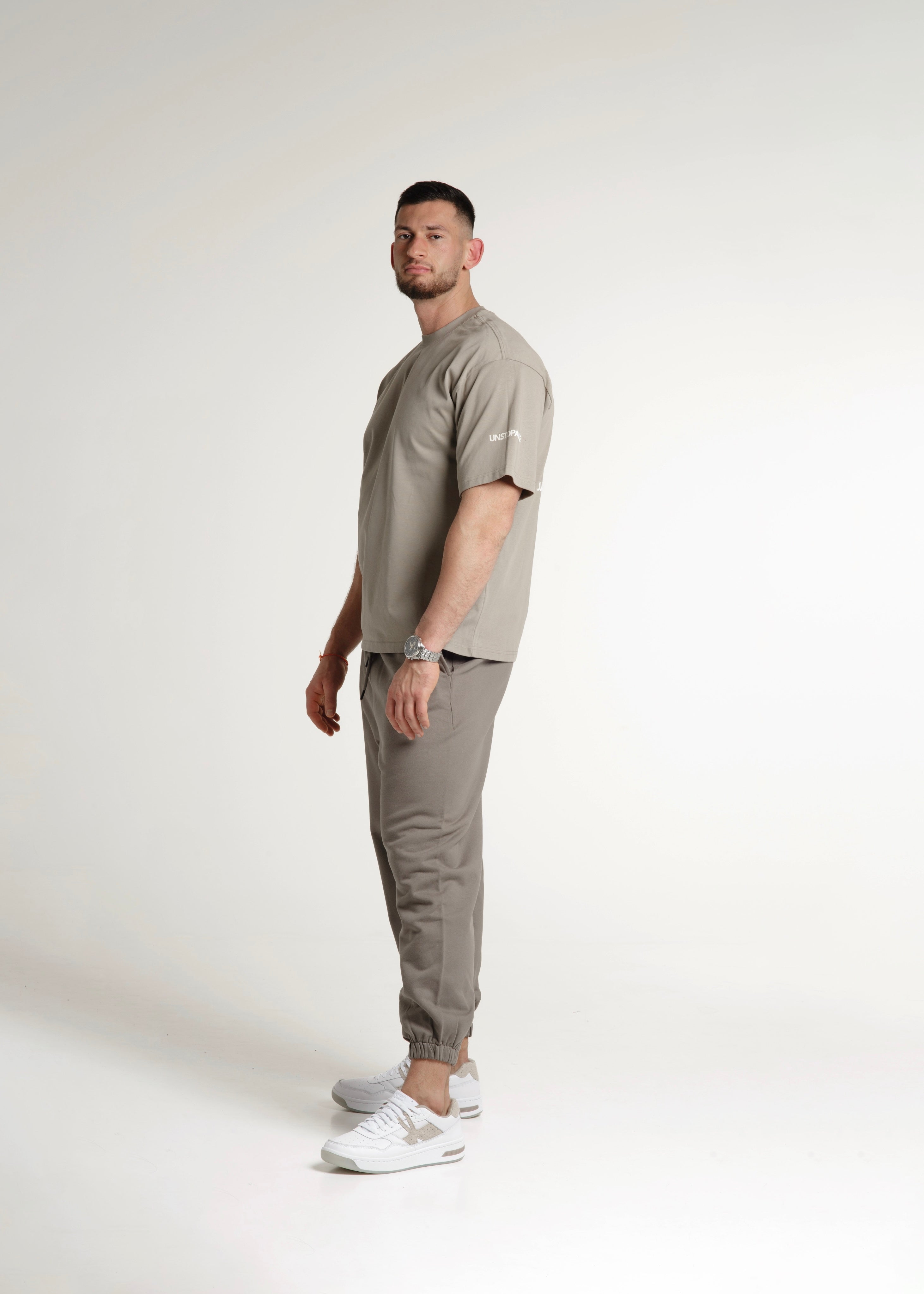 Taupe Mist Tee -  Drop 0.2 (Focused. Disciplined. Unstoppable.)