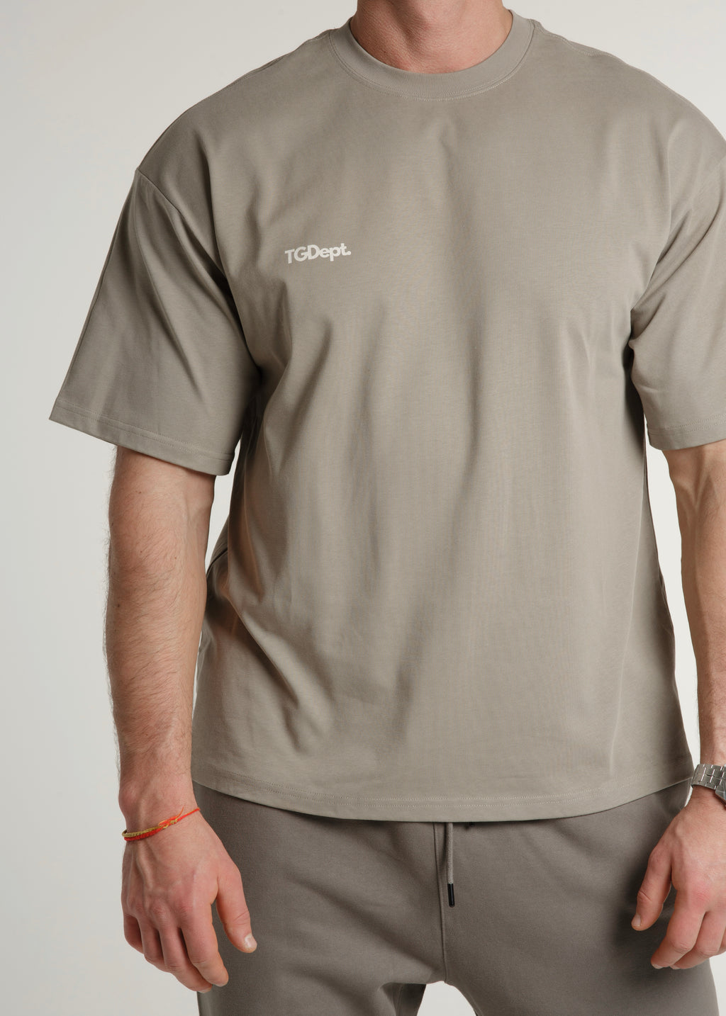 Taupe Mist Tee -  Drop 0.2 (Focused. Disciplined. Unstoppable.)