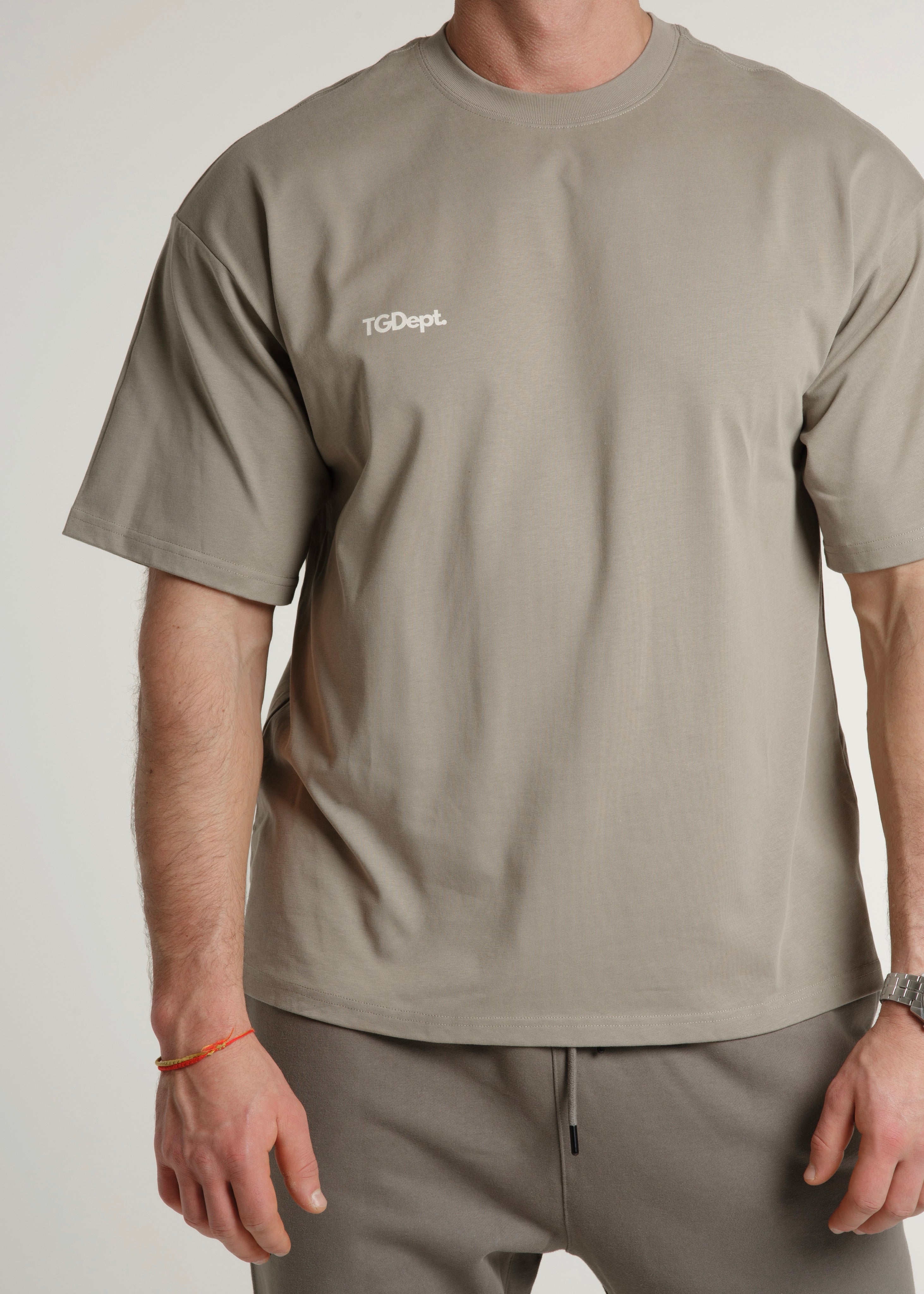 Taupe Mist Tee -  Drop 0.2 (Focused. Disciplined. Unstoppable.)