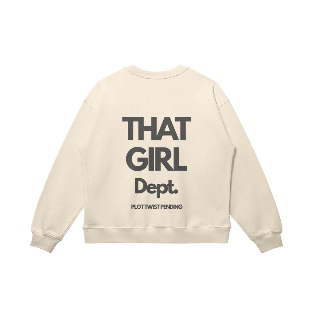 Plot Twist Pending  | Oversized Sweatshirt