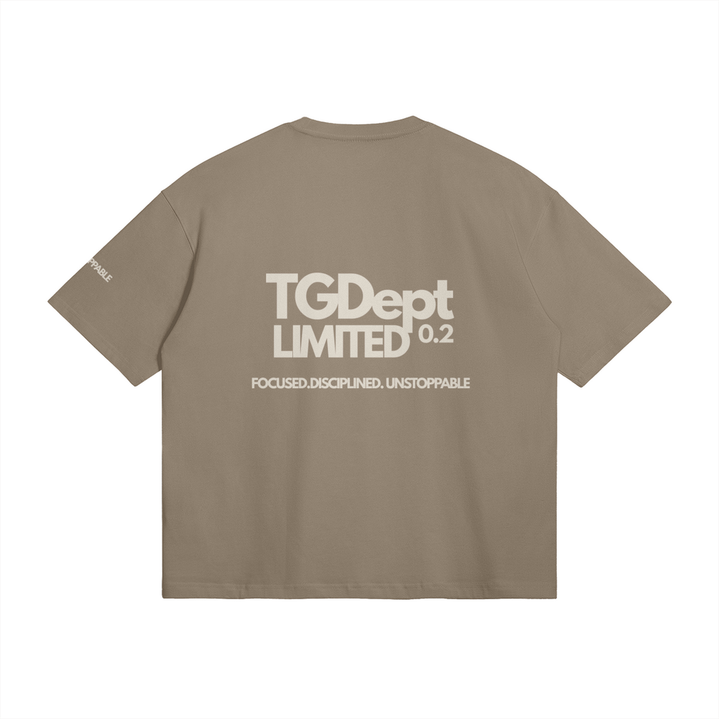 Taupe Mist Tee -  Drop 0.2 (Focused. Disciplined. Unstoppable.)