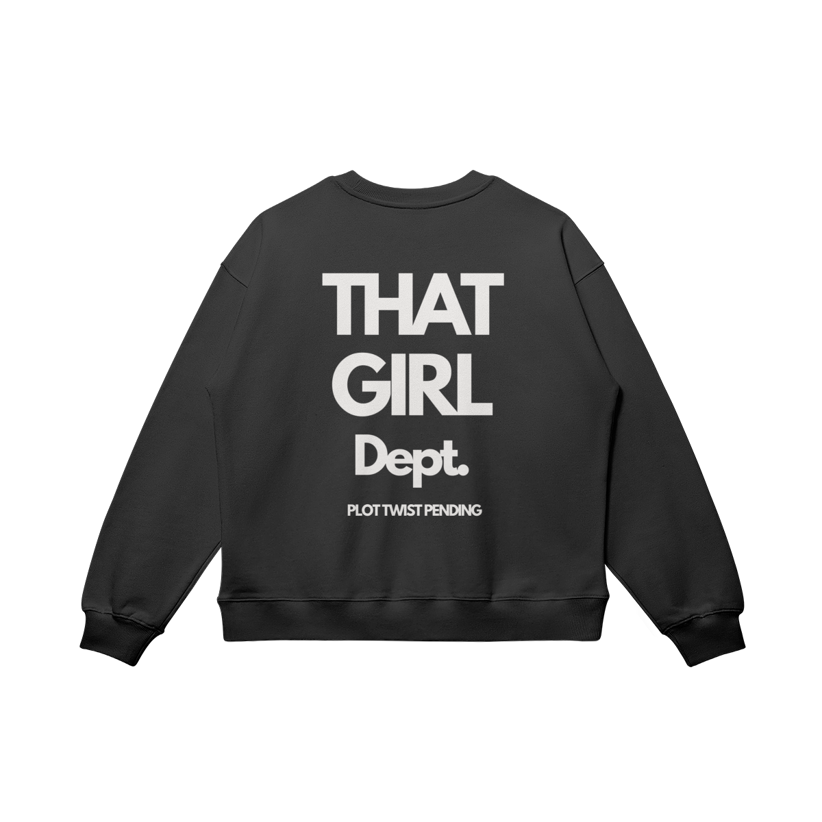 Plot Twist Pending  | Oversized Crewneck