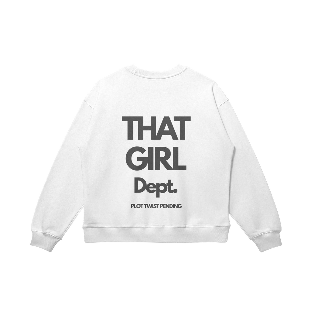 Plot Twist Pending  | Oversized Sweatshirt
