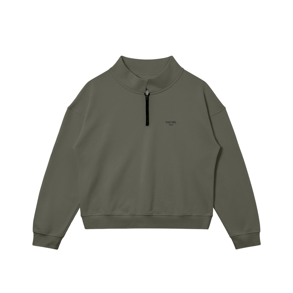 HALF ZIP & SHORTS SET | THAT GIRL DEPT.